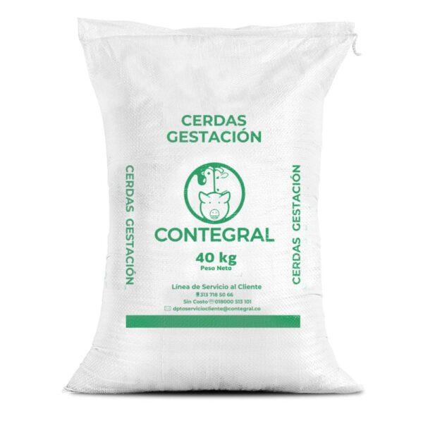 Cerdas Gestación Peletizado 40kg | Alimento Tecnificado para Cerdas en Gestación Contegral Ibagué Tolima