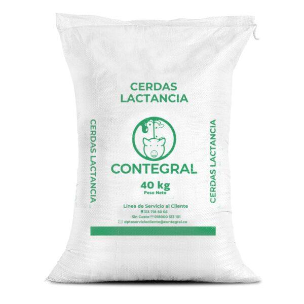 Cerdas Lactancia 40kg (Peletizado) | Alimento Tecnificado para Madres en Lactancia • Contegral Ibagué y Tolima