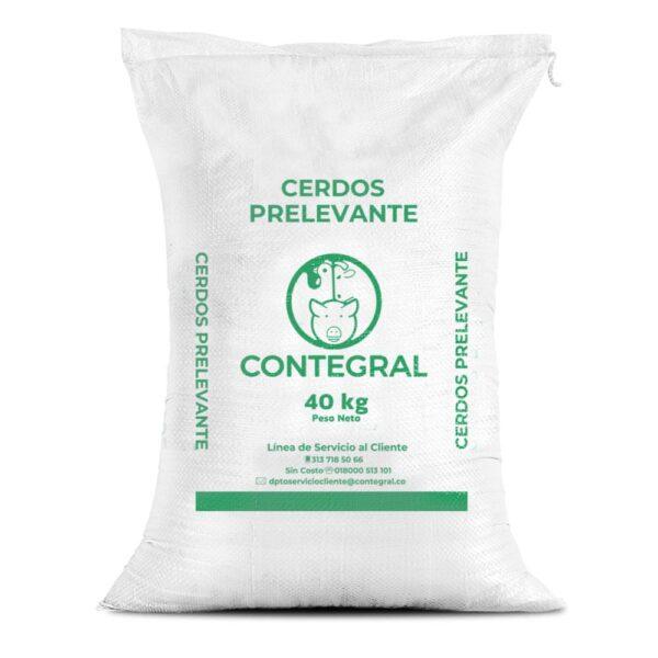 Cerdos Prelevante 40kg | Alimento Tecnificado Contegral para Lechones en Ibagué y Tolima