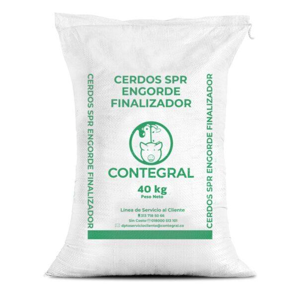 Cerdos SPR Engorde Finalizador Peletizado 40kg | Línea Tecnificada Contegral Ibagué Tolima