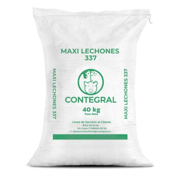 Maxi Lechones 337 40kg Peletizado | Línea Industrial / Especializada para Levante • Contegral Ibagué y Tolima