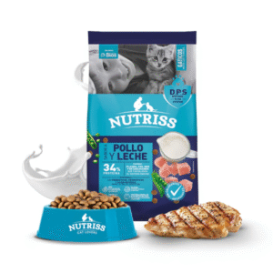 Nutriss Gaticos Pollo y Leche | Gatitos con DHA, taurina y Omega 3-6 • Discontegral Ibagué y Tolima