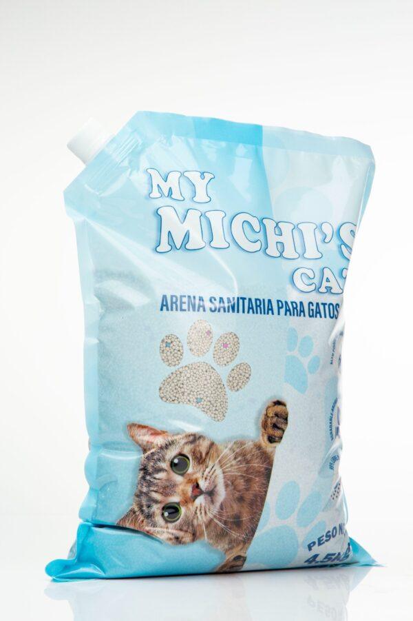 My Michi’s Cat Arena Sanitaria para Gatos | Bentonita Natural, Control de Olores y 99% Libre de Polvo - Imagen 2