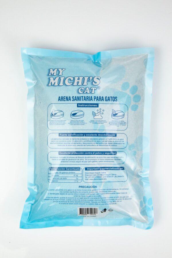 My Michi’s Cat Arena Sanitaria para Gatos | Bentonita Natural, Control de Olores y 99% Libre de Polvo - Imagen 5