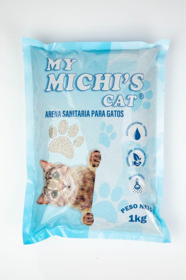 My Michi’s Cat Arena Sanitaria para Gatos | Bentonita Natural, Control de Olores y 99% Libre de Polvo - Imagen 4