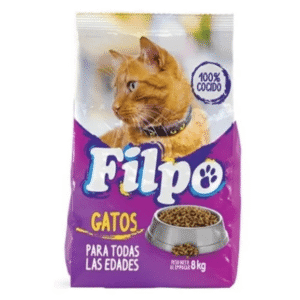 Filpo Gatos | Concentrado extruido completo para gatos adultos – Nutrición balanceada y sabor a carne