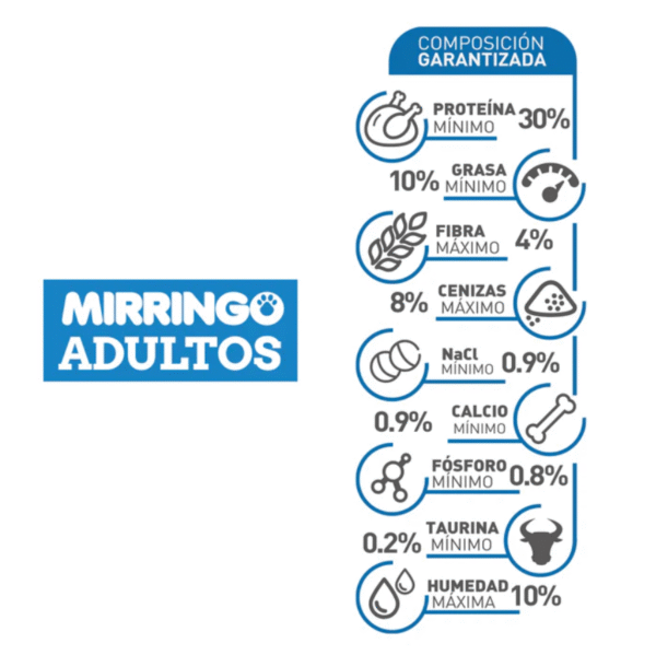 Mirringo Original Adultos | Concentrado para Gatos – Alta Proteína, Taurina y Nutrientes Esenciales - Imagen 4